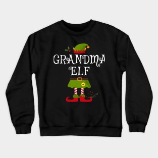 Grandma Elf Shirt , Family Matching Group Christmas Shirt, Matching T Shirt for Family, Family Reunion Shirts Crewneck Sweatshirt